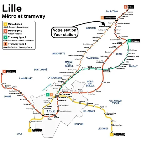 Lejlighed Avec Jardin, Proche Tram *